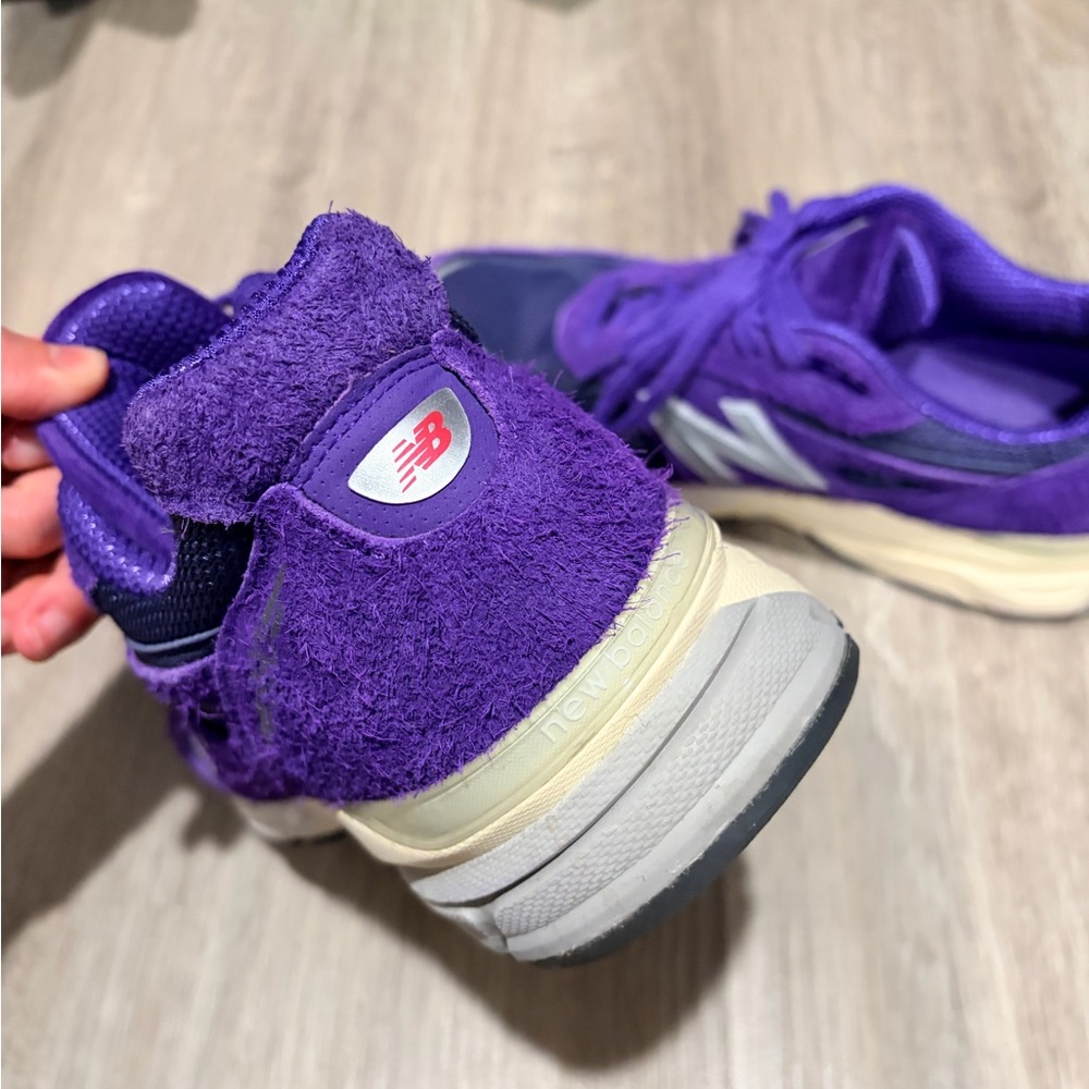 New Balance Men’s 990v4 Purple - Picture 10 of 12